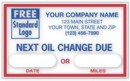 1690C Windshield Static-Cling Label personalized with your business information