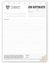 215 Job Estimate Form personalized with your business information