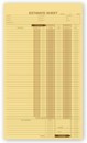 237 Estimate Sheets
