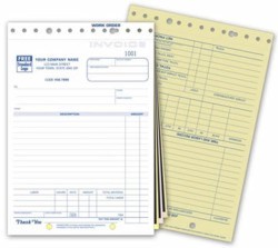 255 Auto Repair Work Order Invoice Form personalized with business information