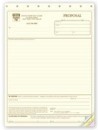 5510 Stationery Proposal form  personalized with your business information