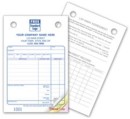 607 Jewelry Register Forms small format, classic design personalized with your business information
