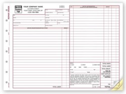 6581 Repair Order Form personalized with business with your business information