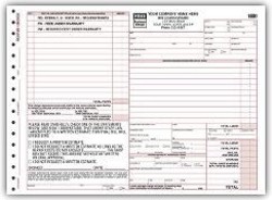 6585 Florida Repair Order form personalized with your business information! Request a FREE sample.