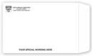 69EW 9 X 6 Open End Mailing Envelope, White - personalized with your business information