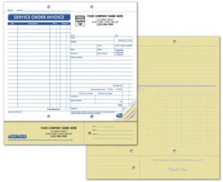 RHS0311 Service Repair Order Form personalized with your business information